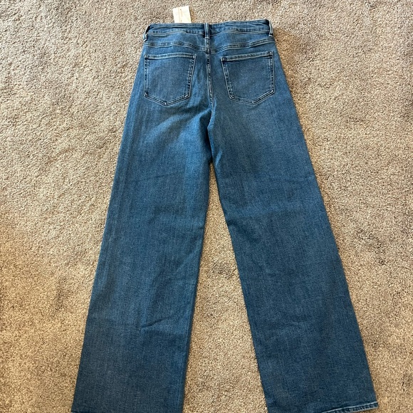 Quince Women's Bella wide Leg Jeans in Blue - Picture 3 of 8